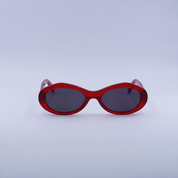 ?️New Off-White OERI13G EDISON 2507 Sunglasses - Red Frame, Grey Lenses main image 6